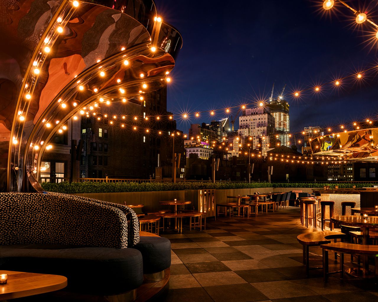 Magic Hour Rooftop Bar & Lounge - West Patio Carousel