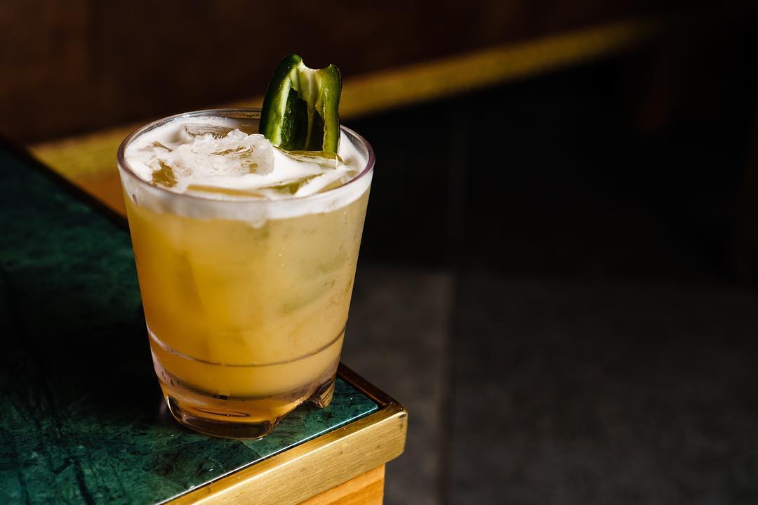 Introducing the “Float My Boat” featuring Don Julio Blanco Tequila, Caramelized Pineapple, and Jalapeno Syrup 💥👅
